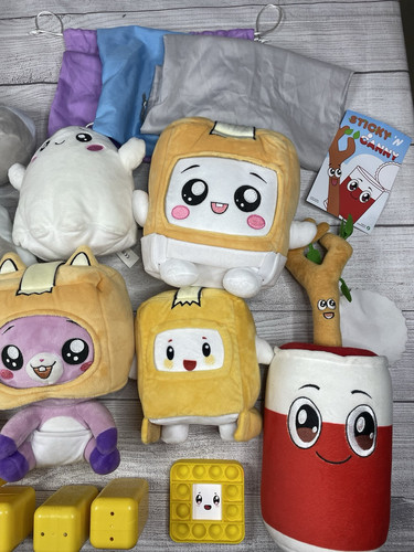 Lanky Box Plush Lot Foxy Boxy Milky Thicc Shark Cyborg Boxy Ghosty 30 pc Lot - Picture 2 of 24