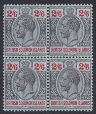 British Solomon Islands | 1914-1923 | SG 35 | Fine MNH Block
