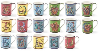 Spode Kit Kemp Alphabet Mug - Choose a Motif