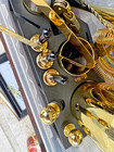 Barillio Gold Color Gold Cocktail Shaker W/Other Var Tools Drink Mixer New! — photo 7