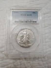 1941-P  50C  WALKING LIBERTY SILVER HALF DOLLAR PCGS AU55