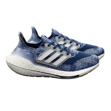 Adidas Ultraboost 21 Prime (Kids 4.5Y / Women's 6) Blue Running Shoes Sneakers