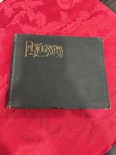 Antique Ward Photo Album w/ 42 Pictures