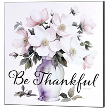 Wall Plaque Be Thankful Psalm 100:4