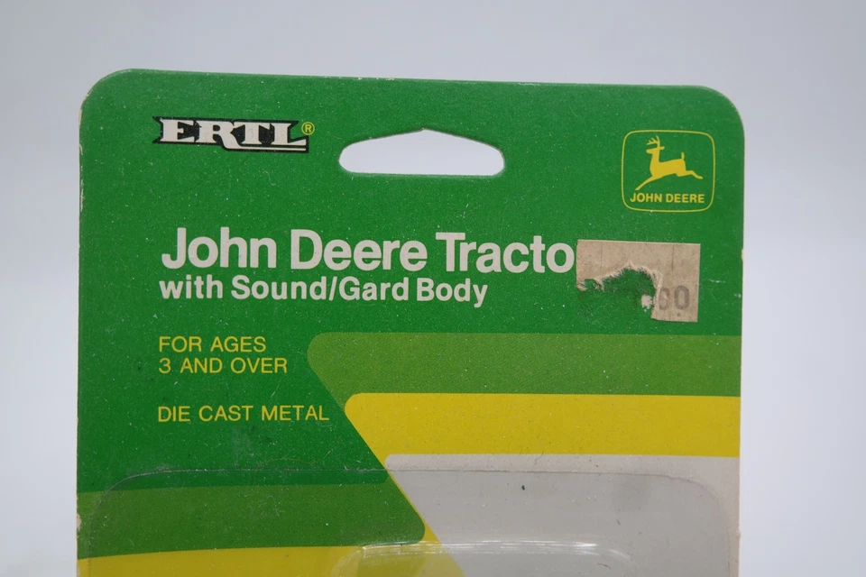 Vintage ERTL John Deere Tractor Sound/Gard Body #5509 Carded MINT Farm - Image 2 of 4