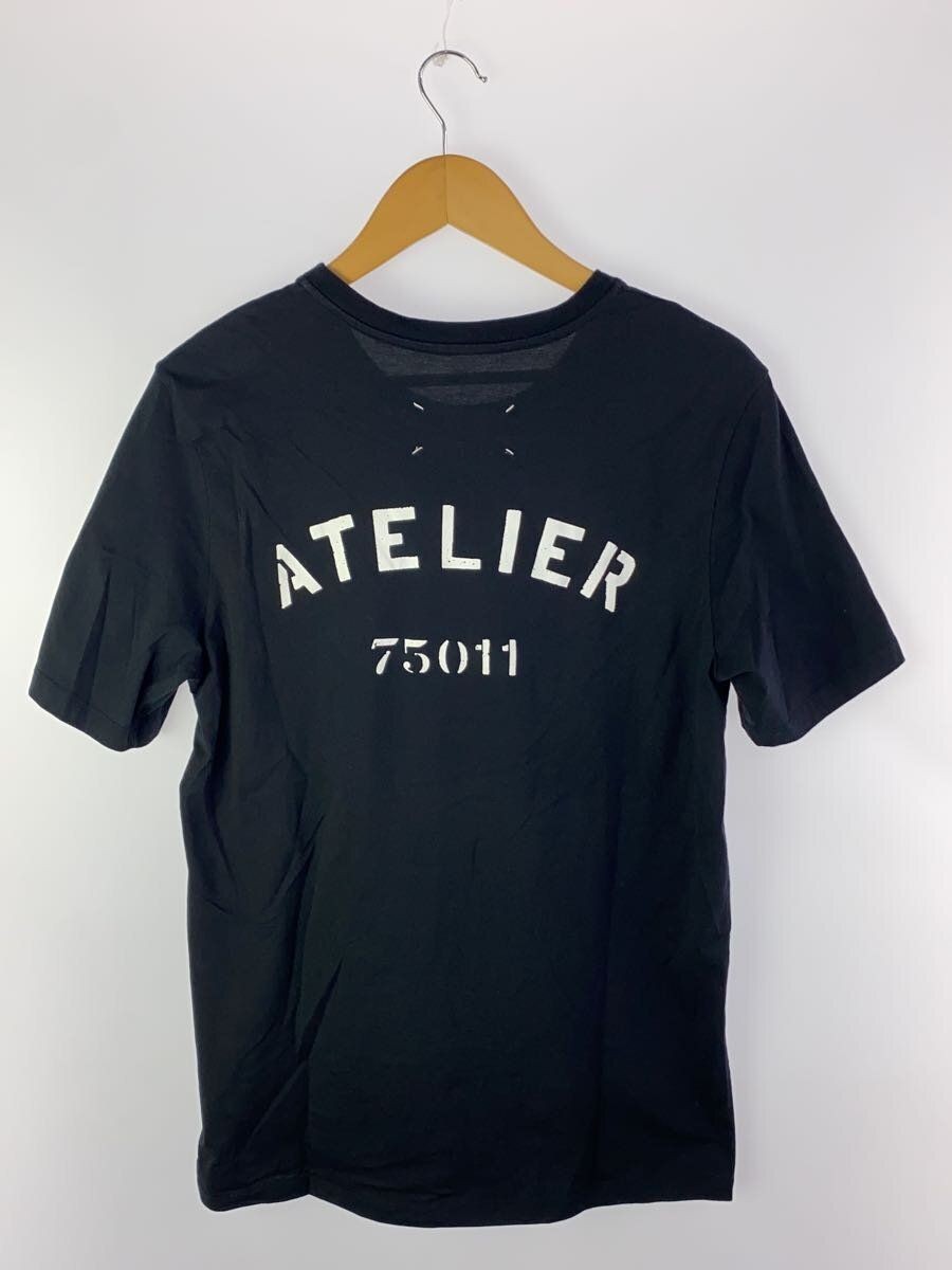 Maison Margiela☆クラシック 半袖 シャツ BLACK MENS 48 Maison Margiela T-shirt 48 cotton Black S30GC0639 S22816