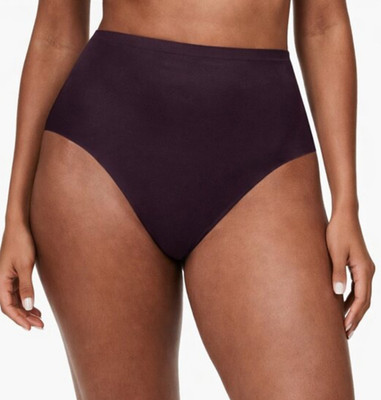 Chantelle ONE SIZE (XS-XL) SoftStretch Hi Cut Brief Panty 1067 NWOT Ink Purple