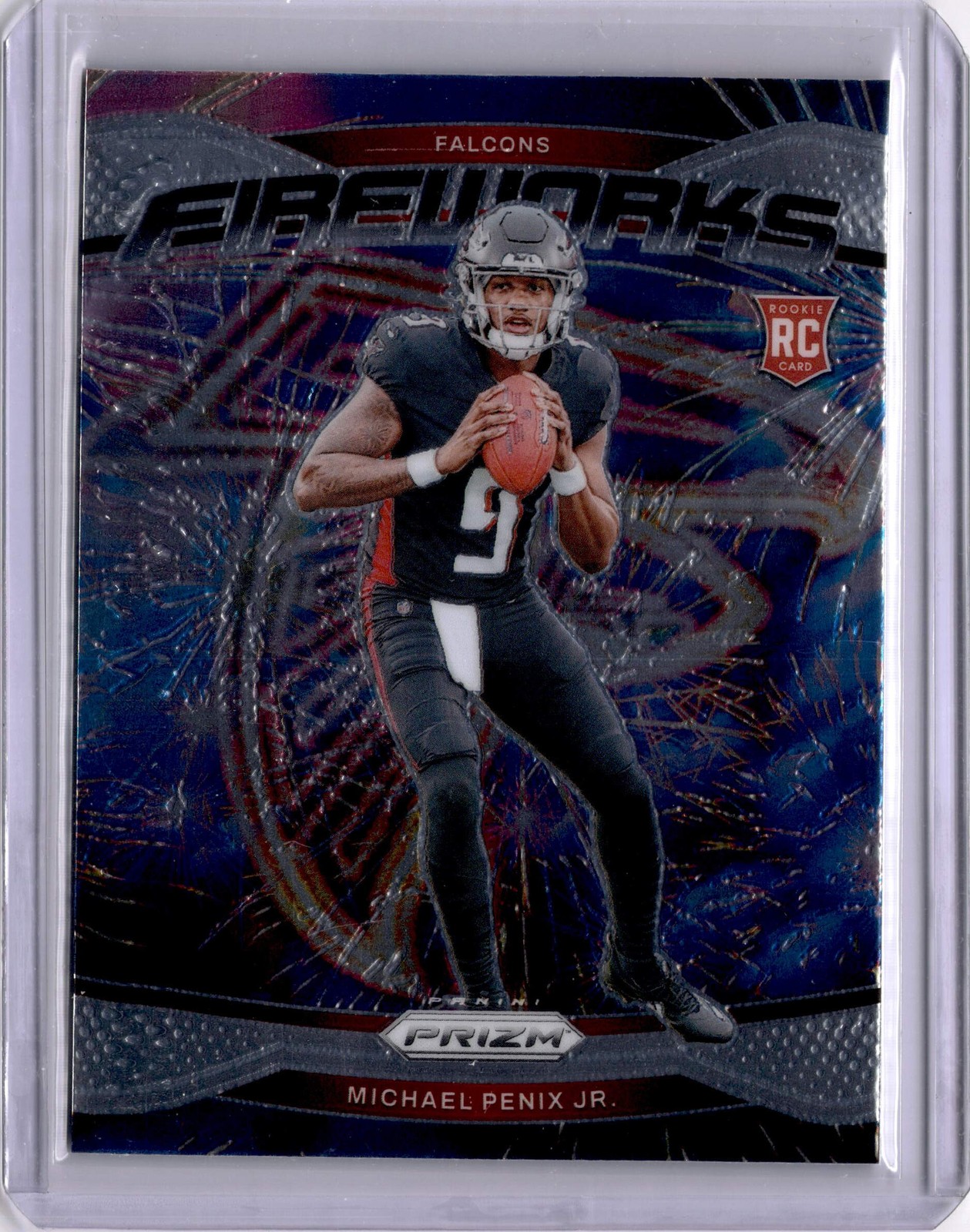 2024 Panini Prizm #16 Michael Penix Jr. Fireworks