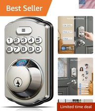 Durable KS02A Keyless Entry Door Lock - 20 User Codes Auto-Lock Feature