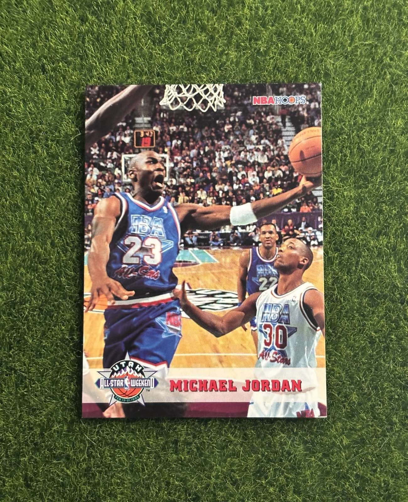 1993-94 NBA Hoops Michael Jordan #257 ALL-STAR Bulls