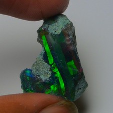 Black Opal Rough 8.00 Cts Natural Ethiopian Welo Opal Raw Fire Jewelry Grade