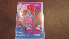 Floral Tile Scene Anita Goodesign Embroidery Machine Designs CD New Sealed
