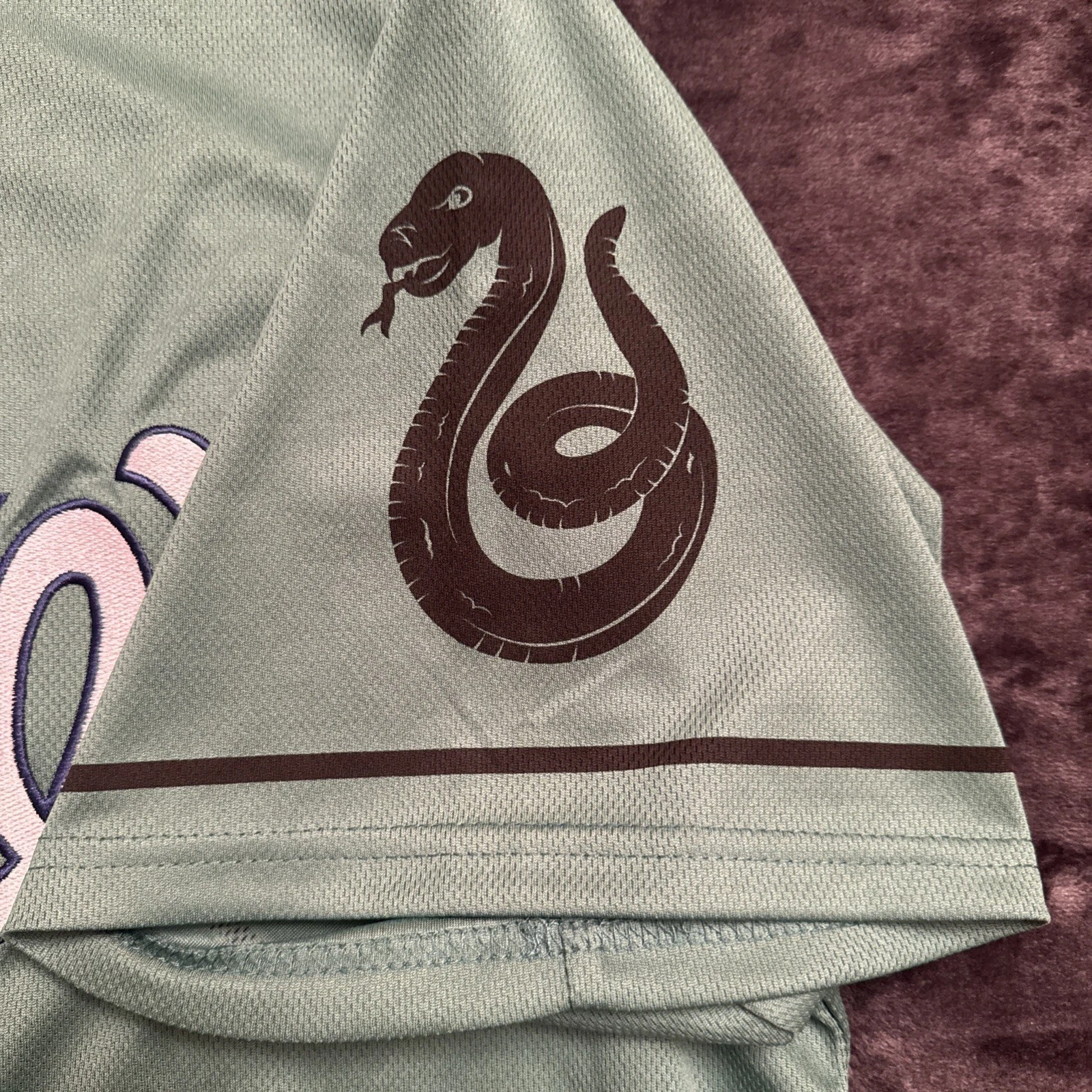 Washington Nationals 2024 Harry Potter Jersey SGA Slytherin Hogwarts