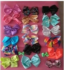 JOJO Siwa Authentic Signature Various Colors 18 Large Bows And 2 Mini Bows Lot