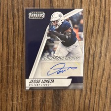 Jesse Luketa 2022 Chronicles Threads Draft Picks Rookie Auto #TH-JEL- Cardinals