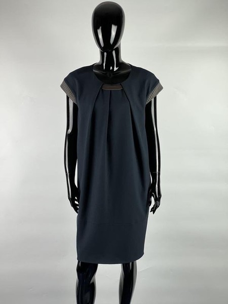 Women Peserico Dress Navy Cashmere 38 / M / 46