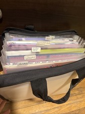 Scrapbooking 12 X 12 Expandable Paper Storage w/ Paper Holiday Disney Travel Etc