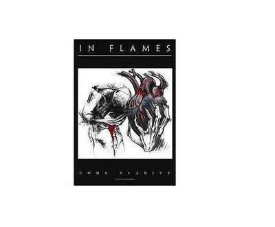 IN FLAMES AUFKLEBER STICKER # 4 COME CLARITY 7x5cm