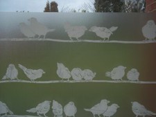 DC FIX STATIC CLING BIRDS PRIVACY FROSTED GLASS WINDOW EFFECT VINYL FILM