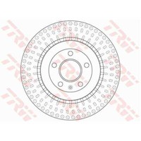 TRW 2X Bremsscheibe Hinten 330 BelüFtet FüR Audi A4 Avant 8W5 B9 8K5 B8