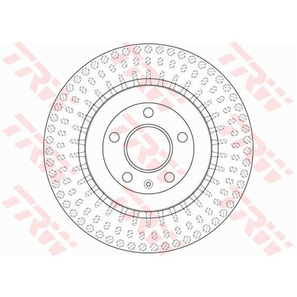 TRW 2X Bremsscheibe Hinten 330 BelüFtet FüR Audi A4 Avant 8W5 B9 8K5 B8-image