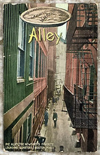 Pie Alley Newsboys Lounging Quarters Boston Massachusetts DB Postcard B414
