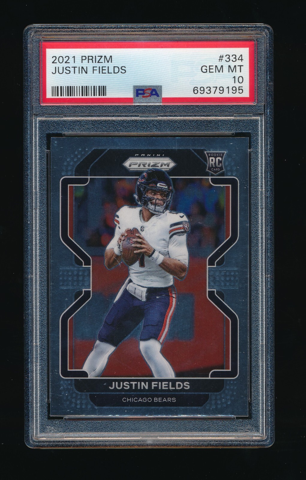 PSA 10 JUSTIN FIELDS 2021 PANINI PRIZM #334 RC ROOKIE *NY JETS* QTY AVAILABLE!!!