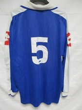 Maillot De Foot Vintage Lotto Années 2000 - Manches Longues, Taille XL, Bleu, Occasion