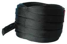 Black Braided Cable Sleeving Expandable Flexible Sleeve 5mm - 50mm  1m to 100m