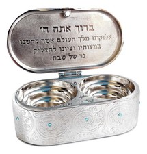 new Classic travel candlesticks Shabbat Candle Holders israel Nickel Tea light