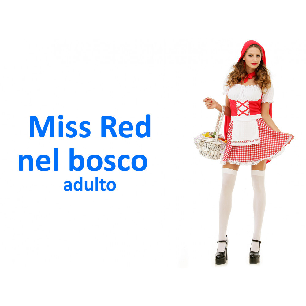 Topwell – Miss Red Nel Bosco Costume Adulto Topwell