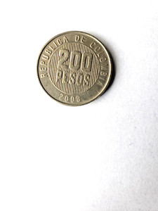 2008 200 PESOS COLOMBIA COIN - NICE WORLD COIN !!! 
