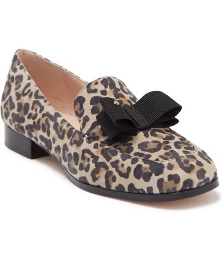 Kate Spade Loafers Slip On Leopard Print Bow Women’s Size US 6 EUR 36.5 - Picture 2 of 12