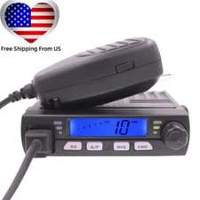 ANYSECU CB-40M 8W AM/FM Citizen Band Radio 40 Channels Mini Mobile Radio AR925