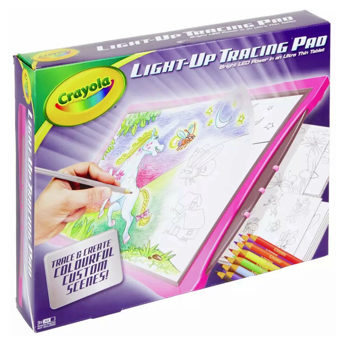 LIGHT UP TRACING Pad - Trace & Create Colourful Custom Scenes with