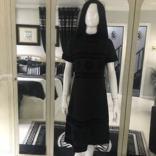 Tommy Hilfiger Special Edition Black Cocktail Party Evening Dress  6 High Neck