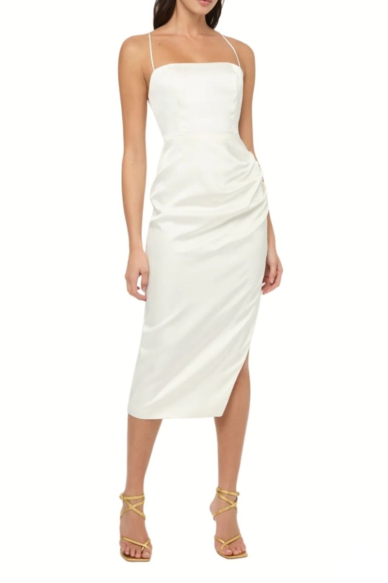 Manning Cartell Drape Backless Dress in White SIZE 10 AU | eBay