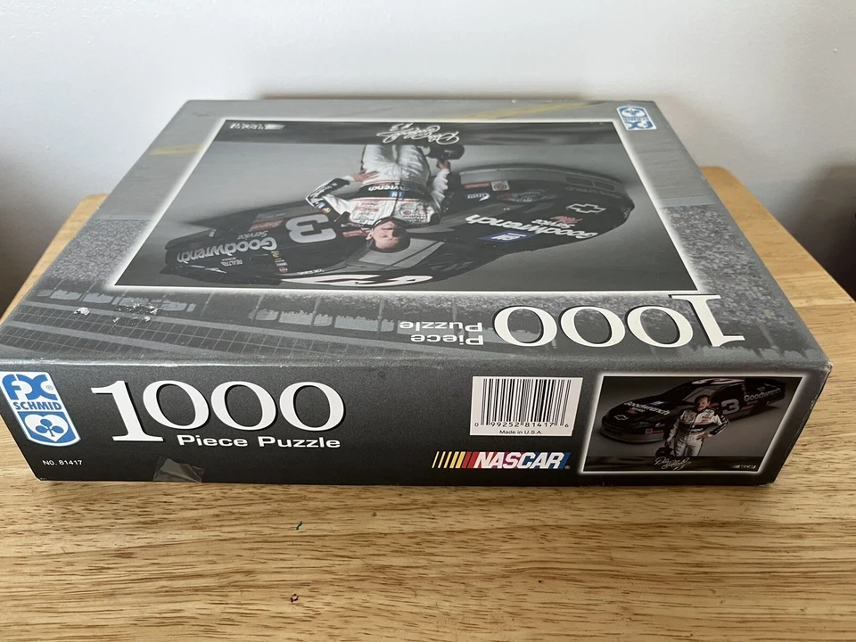 Rompecabezas FX Schmid Dale Earnhardt Sr 1000 piezas NASCAR carreras Chevy #3 coche Foto 3 de 4