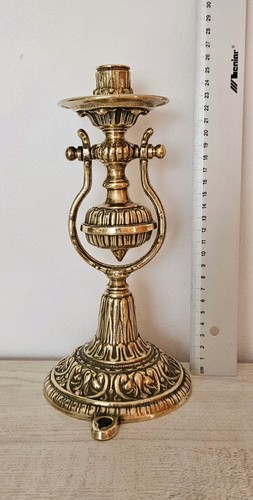 ANTIQUE Maritime BRONZE VICTORIAN STYLE WALL MOUNT SHIP CANDLE HOLDER - Picture 8 of 16