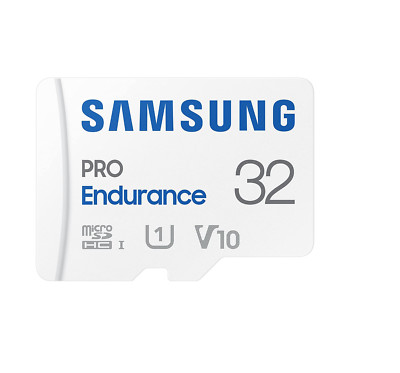 SAMSUNG Speicherkarte PRO Endurance MB-MJ32KA/EU MicroSD Card + SD Adapter 32GB