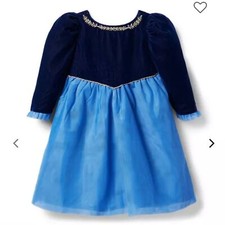 JANIE and JACK Disney Frozen Velvet Tulle br Dress Princess Dress