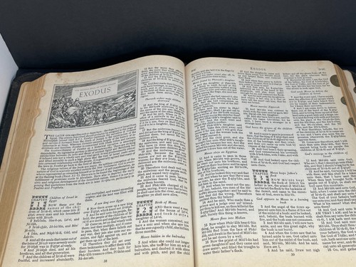 (RB-707) VINTAGE 1946 Holy Bible "The Good Leader" King James John A Dickson Pub - Bild 10 von 20