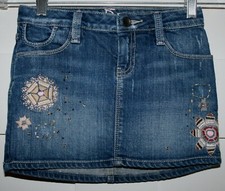 Kids Gap Blue Denim Jean Skirt Girl's Size Medium Regular 8
