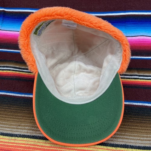 Paramount Outdoors Earflap Hat Sz M Insulated Blaze Orange Hunting Cap Faux Fur - Picture 9 of 11