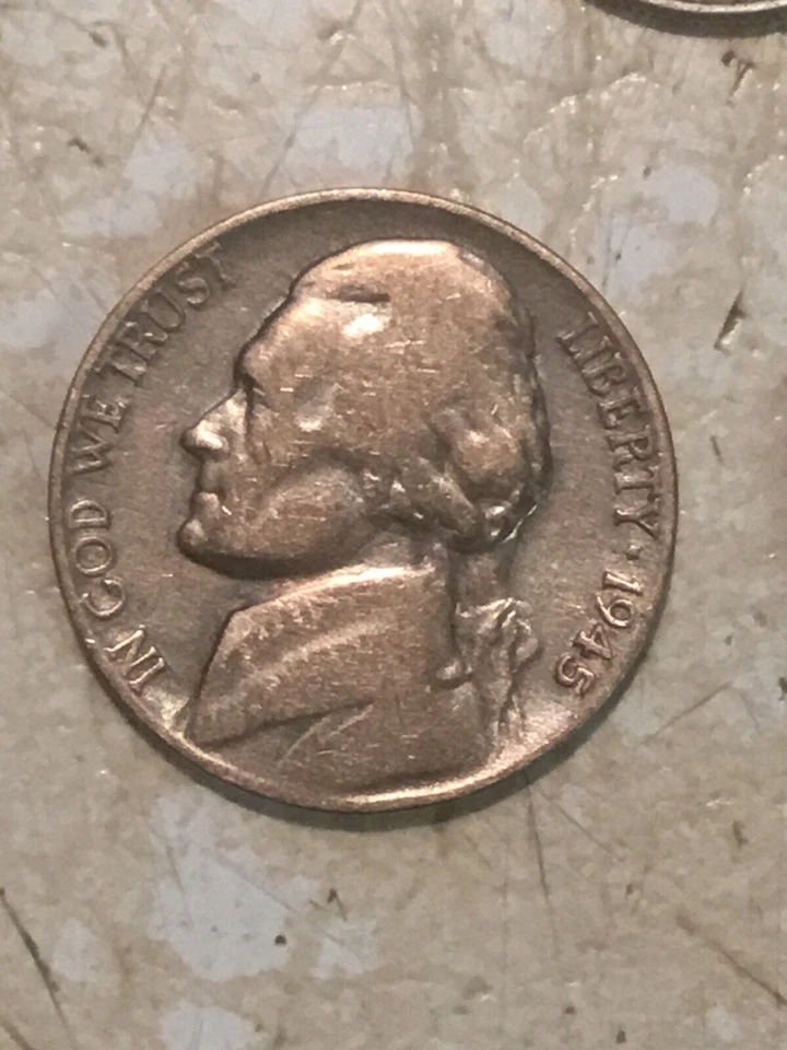 SILVER 10 Cent Dime & Silver 5 Cent 1945 1924 Buffalo 5C Lot Free Bonus 4 Coin - Image 3 of 4