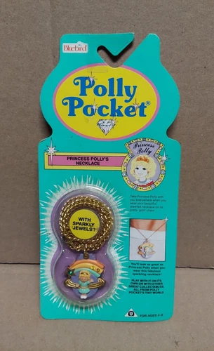 Polly Pocket Princess Polly's Necklace Vintage Bluebird 1992 New