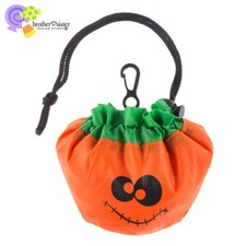 HALLOWEEN CRAFTS Orange Jack-O-Lantern Nylon Tote Bag - NEW With Tags