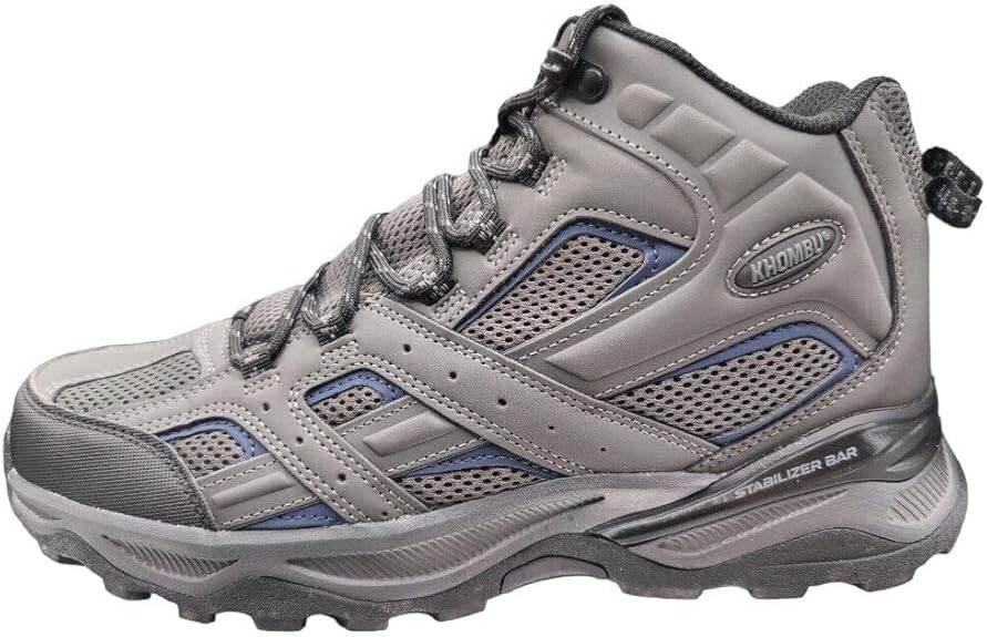 Khombu lace up Men\'s Hiker Boots shoes style in Luke Size 12 M Grey / Gray Khombu | Shoes | Khombu Lace Up Mens Hiker Boots Shoes Style  main image 2