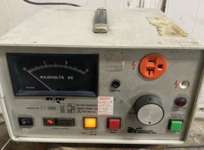 Associated Research AC Hypot and Ground Continuity Tester For Parts