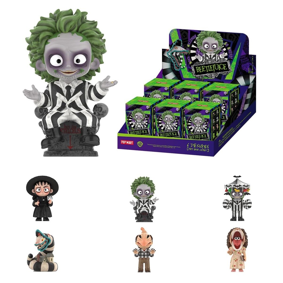 POP MART Beetlejuice Series Figure [Assorted Box 6 pcs set